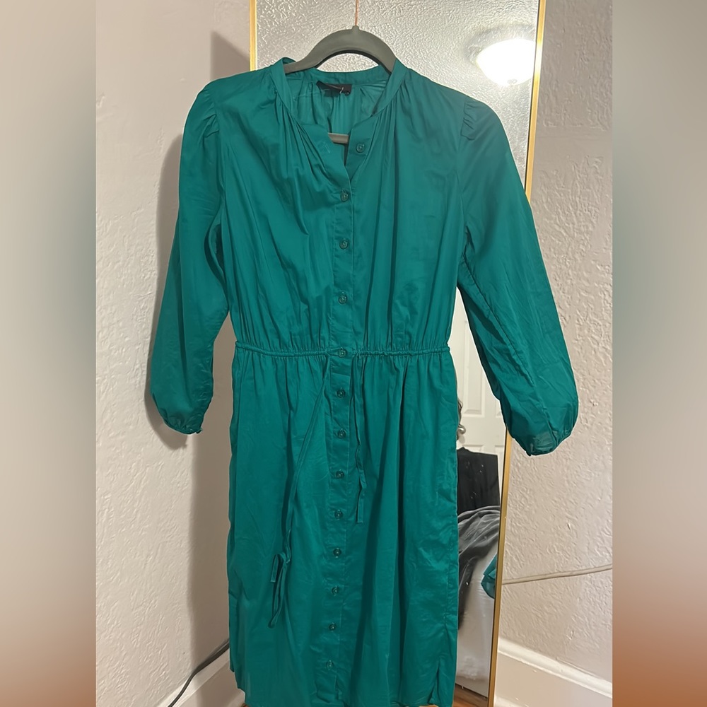 JCREW Button Down Knee Length Dress